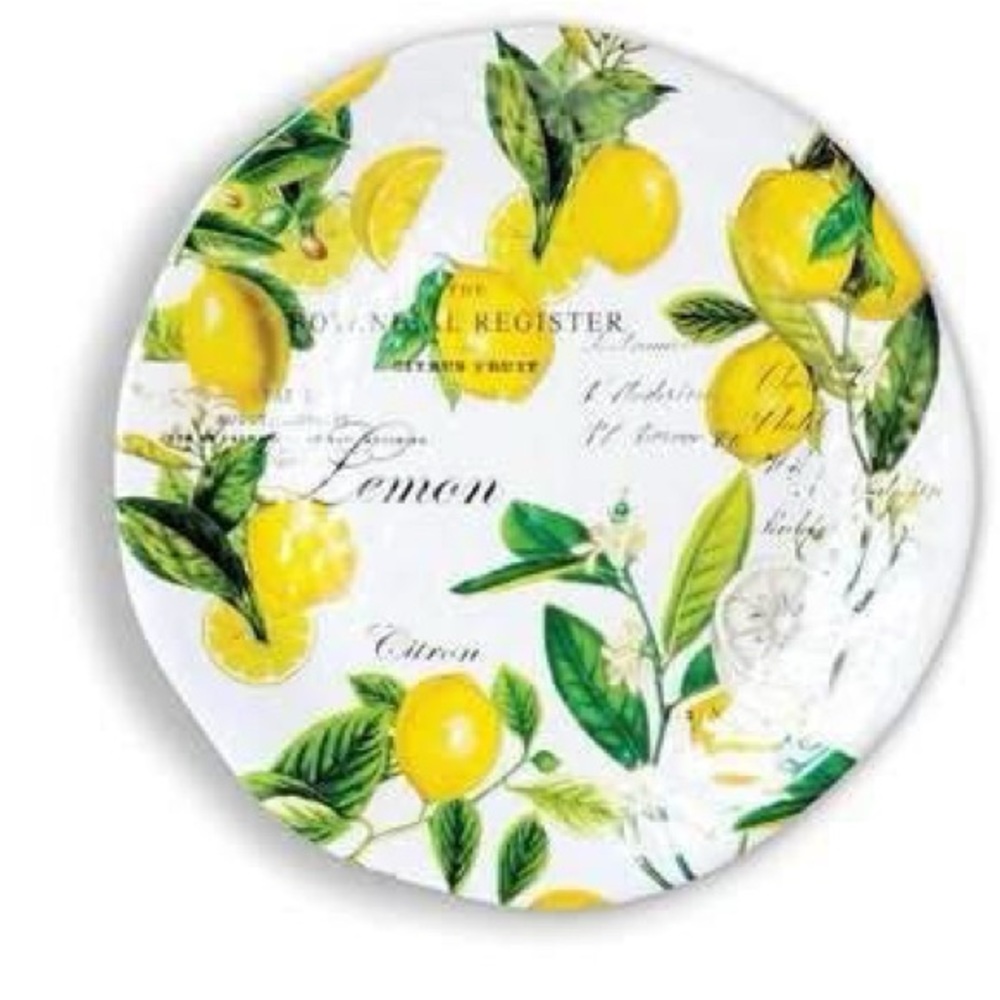 🍋New - Lemon Basil Melamine Platter